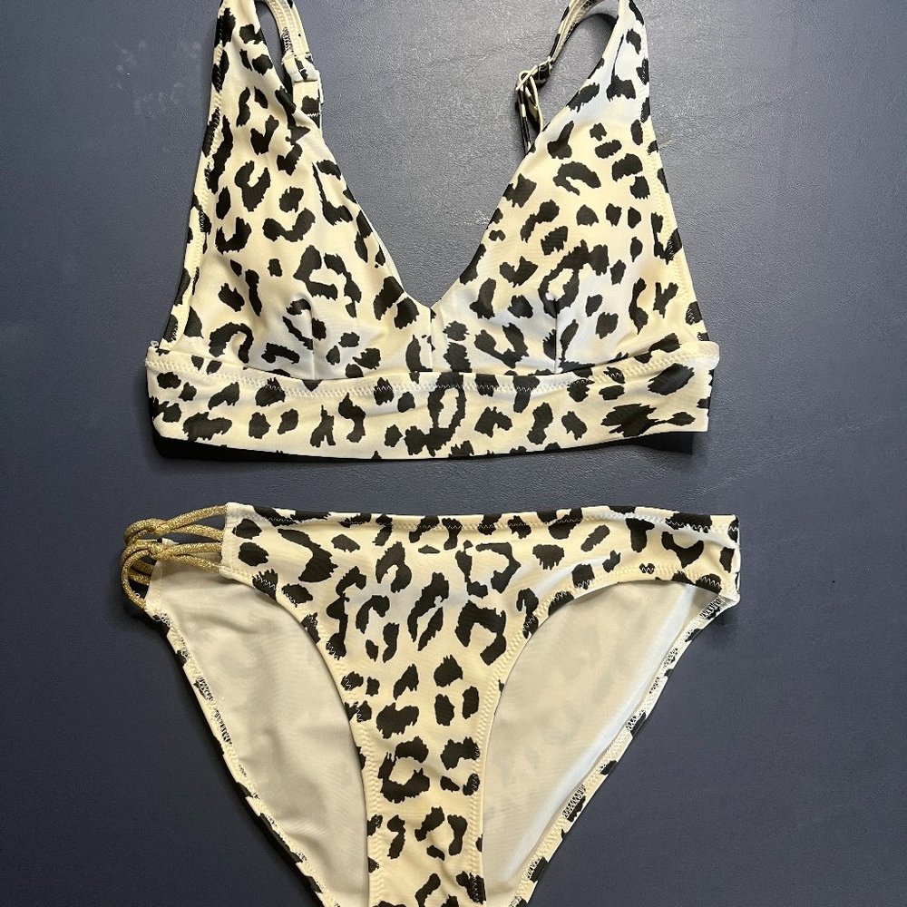 XS Aerie Leopard Print Bikini